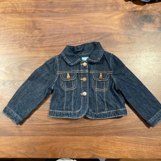 ギャップ(GAP)のbabyGap デニムジャケット　女の子　80(ジャケット/コート)