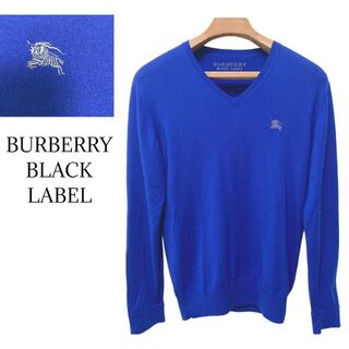 バーバリーブラックレーベル(BURBERRY BLACK LABEL)のBURBERRY BLACK LABEL 羊毛 ニットサイズ2（メンズM相当）(ニット/セーター)