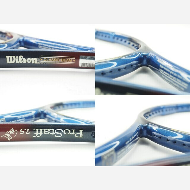 テニスラケット ウィルソン プロ スタッフ 7.5 110【多数グロメット割れ有り】 (G2)WILSON Pro Staff 7.5 110