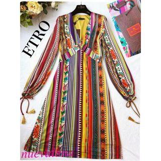 ご専用です☆極美品 ETRO エトロ シルク ゆったり 春夏 ドレス