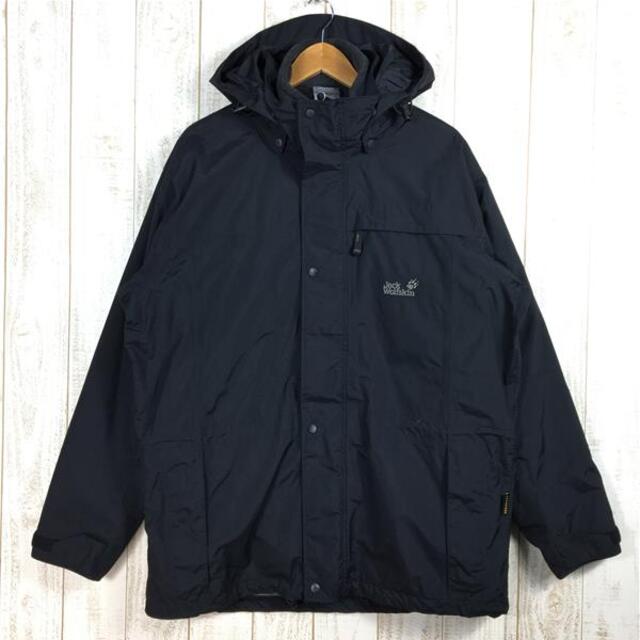 MENs L  ジャックウルフスキン スリーインワン ウィンター ジャケット 3 in 1 Winter Jacket ハードシェル フリース フーディ JACKWOLFSKIN 13EB000287 ブラック系