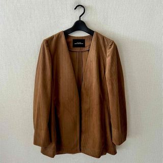 ユナイテッドアローズグリーンレーベルリラクシング(UNITED ARROWS green label relaxing)のグリーンレーベル♡ベルト付きノーカラージャケット(ノーカラージャケット)