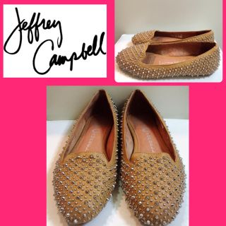 ジェフリーキャンベル(JEFFREY CAMPBELL)のジェフリーキャンベル♡スタッズレザー パンプス♡(ハイヒール/パンプス)