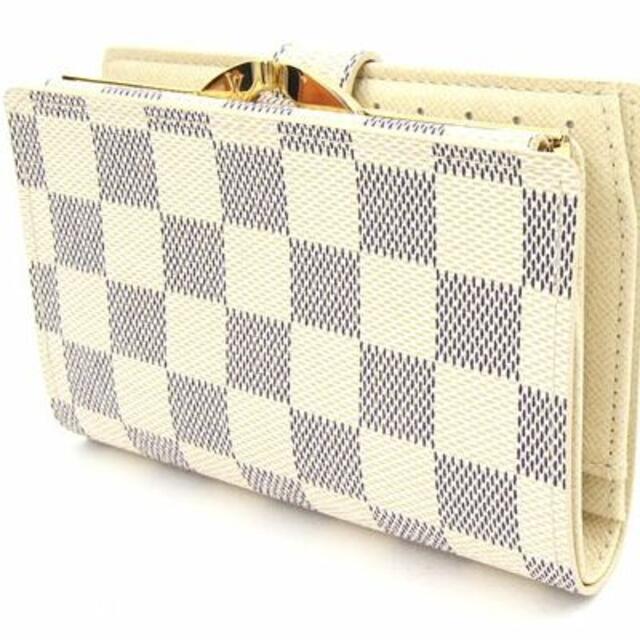 激安大特価!】 - VUITTON LOUIS 中古 アズール ダミエ 二つ折りガマ口