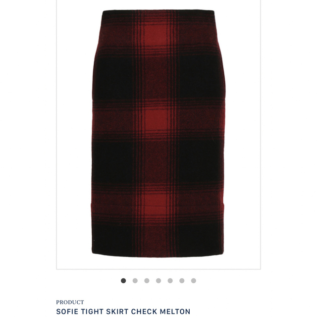 マディソンブルースカートSOFIETIGHTSKIRT CHECK MELTON