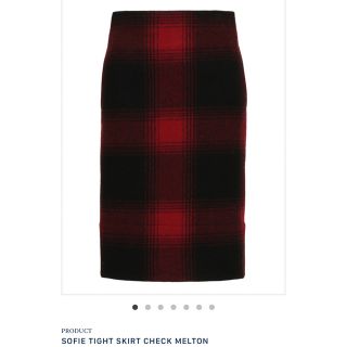 マディソンブルー(MADISONBLUE)のマディソンブルースカートSOFIETIGHTSKIRT CHECK MELTON(ロングスカート)