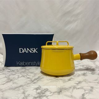 ダンスク(DANSK)の【DANSK】  13センチ　お鍋　片手鍋　イエロー1Qt(鍋/フライパン)