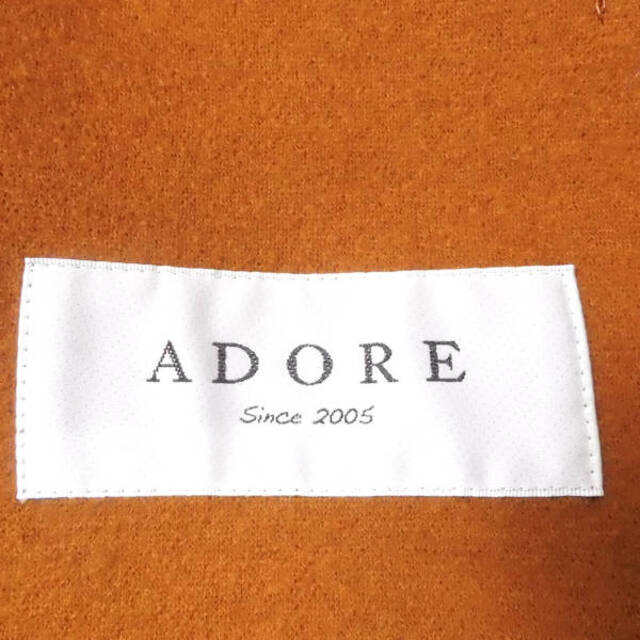 ADORE(アドーア)のADORE アドーア コート オレンジ系 38 ウール 他 AM3630B18 レディースのジャケット/アウター(ダッフルコート)の商品写真