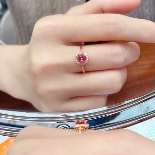 天然ダイヤモンド付きトルマリンリングk18 セール直営店 リング pandhal.in
