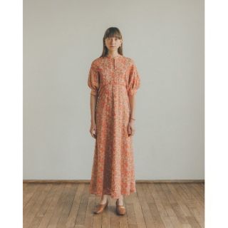 クラネ(CLANE)のCLANE FLORET EMBROIDERY ARM ONE PIECE(ロングワンピース/マキシワンピース)