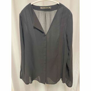 ザラ(ZARA)の【ZARA】シースルーブラウス(シャツ/ブラウス(長袖/七分))