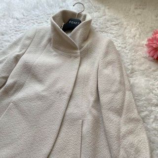 ANAYI - 【美品】ANAYI アンゴラ ショートコート ショールカラー ANAYI - 【美品】ANAYI アンゴラ ショートコート ショールカラー