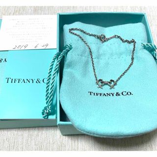 Tiffany & Co. - ティファニー ダブル ラビング ハート ブレスレットの