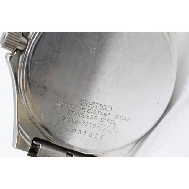 SEIKO(セイコー)の【W19-48】電池交換済 セイコー スピリット 腕時計 7N48-7A10 メンズの時計(腕時計(アナログ))の商品写真