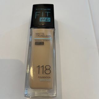 メイベリン(MAYBELLINE)のフィットミー　リキッドファンデーション118(ファンデーション)