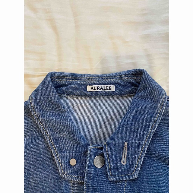 AURALEE - AURALEE WASHED HARD TWIST DENIM BLOUZONの通販 by AURALEE - AURALEE WASHED HARD TWIST DENIM BLOUZONの通販 by