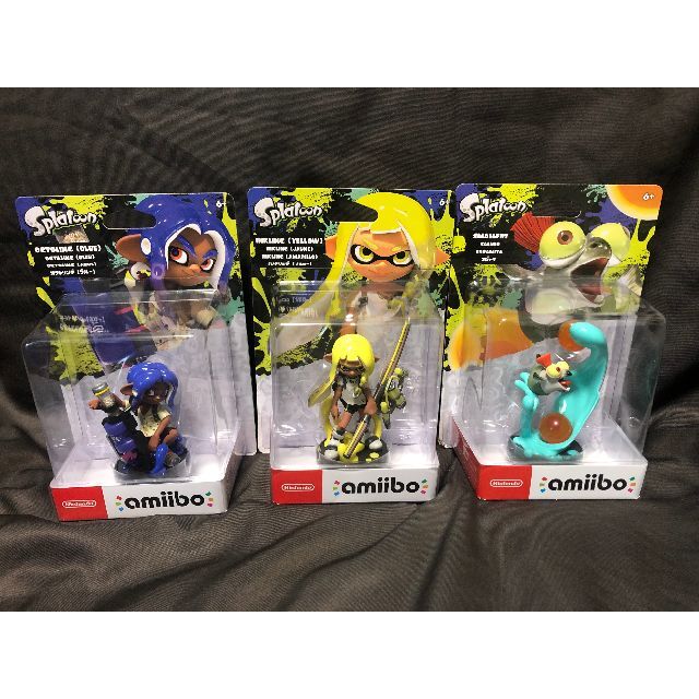 【新品】amiibo オクトリング インクリング コジャケ 3体セットエンタメ/ホビー