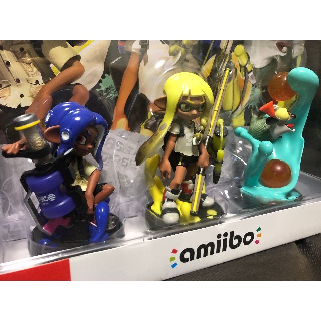 任天堂(ニンテンドウ)の【新品】amiibo オクトリング インクリング コジャケ トリプルセット エンタメ/ホビーのゲームソフト/ゲーム機本体(その他)の商品写真