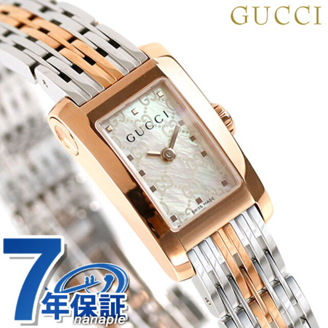限定製作】 Gucci - グッチ 腕時計 クオーツ YA086516GUCCI ホワイト