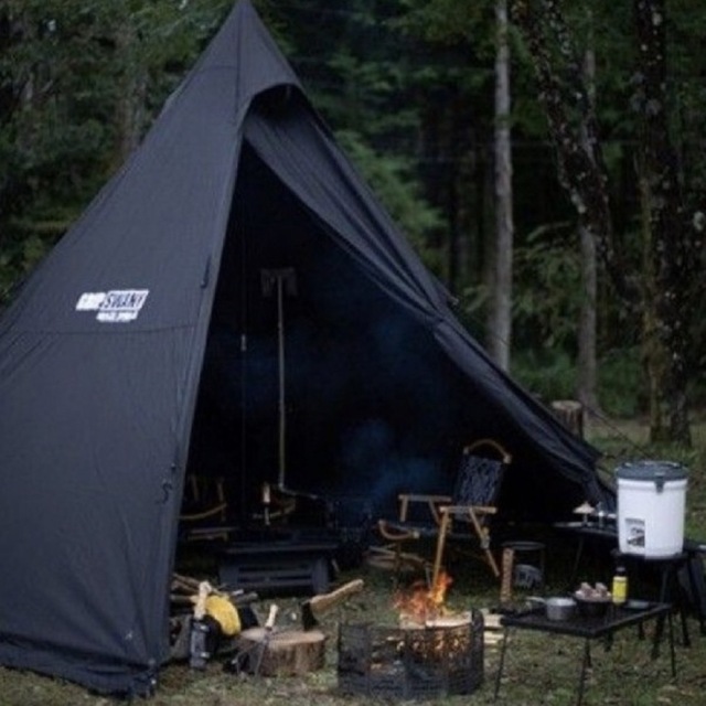 GS マザーテント　ブラック　FIRE PROOF GS MOTHER TENT