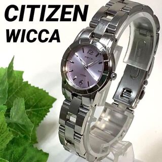 シチズン(CITIZEN)の073 CITIZEN シチズン WICCA 腕時計 電池交換済 クォーツ式(腕時計)