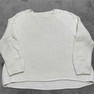 ザラキッズ(ZARA KIDS)のZARA キッズ　鍵網ニット　134 白　ホワイト(ニット)