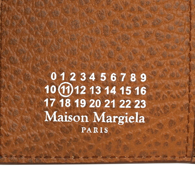 新品 メゾン マルジェラ Maison Margiela 3つ折り財布 4ステッチ ブラウン 茶