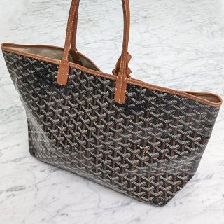 GOYARD ゴヤール トートバッグ サンルイPM ブラウン/ブラック