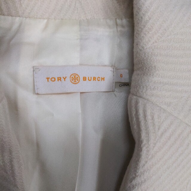 Tory Burch(トリーバーチ)のトリーバーチ ウールロングコート　ゴールドボタン 刺繍 レディースのジャケット/アウター(ロングコート)の商品写真