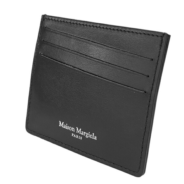 Maison Martin Margiela(マルタンマルジェラ)の新品 メゾン マルジェラ Maison Margiela カードケース 4ステッチ ブラック 黒 メンズのファッション小物(名刺入れ/定期入れ)の商品写真