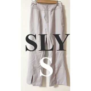 スライ(SLY)のSLY  裾スリットワイドパンツ(カジュアルパンツ)