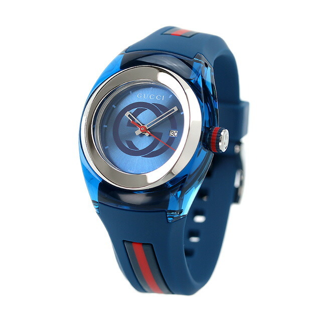 5%OFF】 Gucci - ブルーxブルー YA137304GUCCI クオーツ 36mm シンク 5%OFF】 Gucci - ブルーxブルー YA137304GUCCI クオーツ 36mm シンク