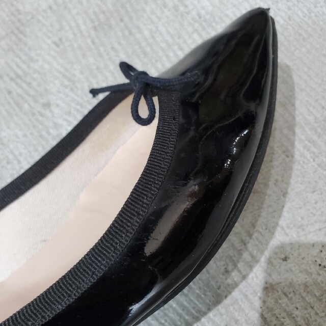 repetto(レペット)のレペット ポインテッド トゥ パンプス バレエシューズ エナメルパンプス レディースの靴/シューズ(バレエシューズ)の商品写真