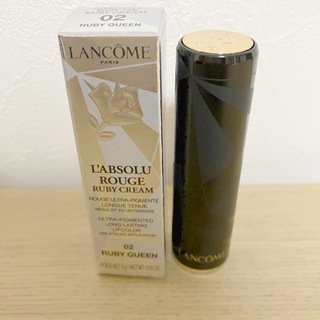 ランコム(LANCOME)の【新品未使用】ランコム ラプソリュルージュR　 02　ルビークイーン(口紅)