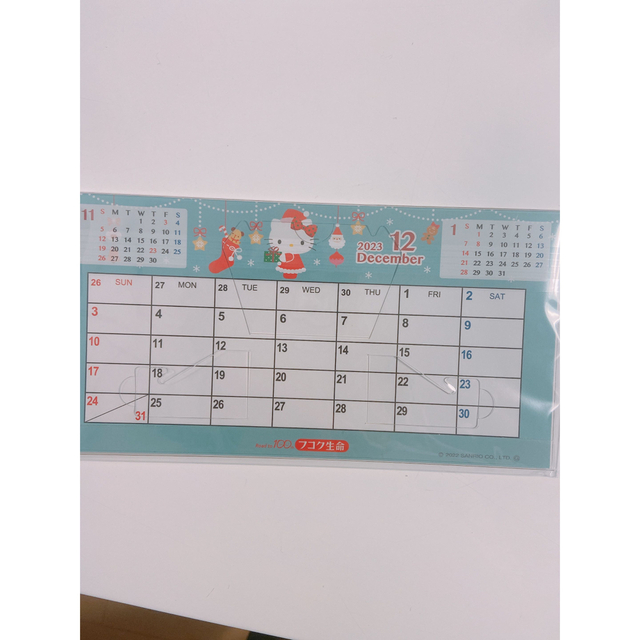 ハローキティ(ハローキティ)の2023年度卓上カレンダー インテリア/住まい/日用品の文房具(カレンダー/スケジュール)の商品写真