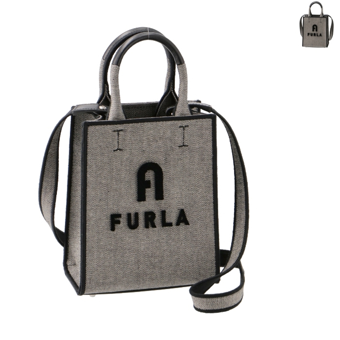 フルラ FURLA ショルダーバッグ ミニ トート デニム ショッピングバッグ WB00831 BX1550 | フリマアプリ ラクマ