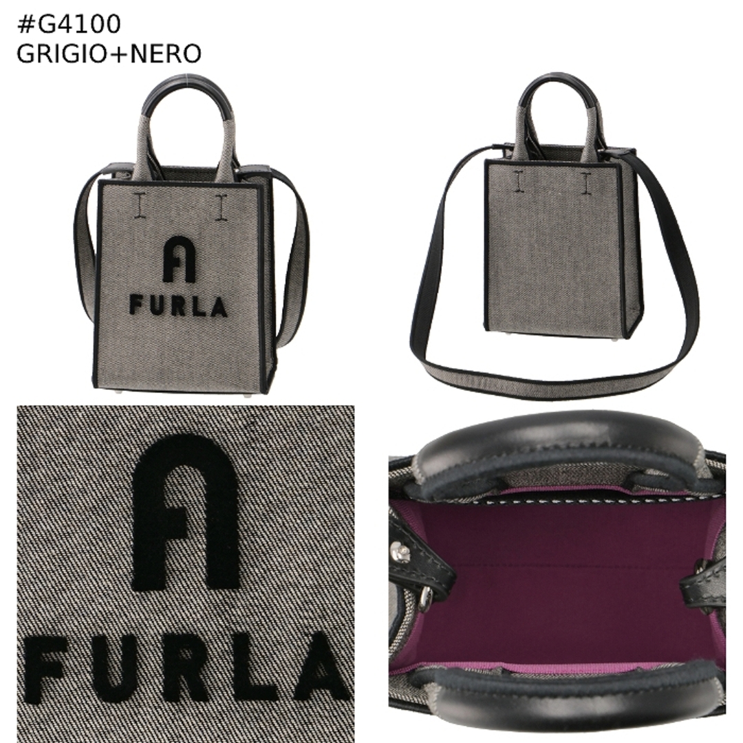 FURLA - フルラ FURLA ショルダーバッグ ミニ トート デニム FURLA - フルラ FURLA ショルダーバッグ ミニ トート デニム