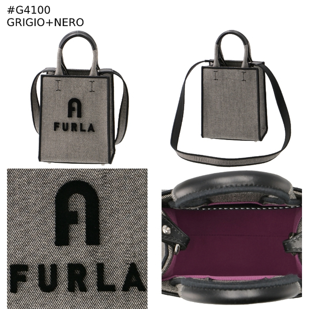 Furla(フルラ)のフルラ FURLA ショルダーバッグ ミニ トート デニム ショッピングバッグ WB00831 BX1550  レディースのバッグ(ハンドバッグ)の商品写真