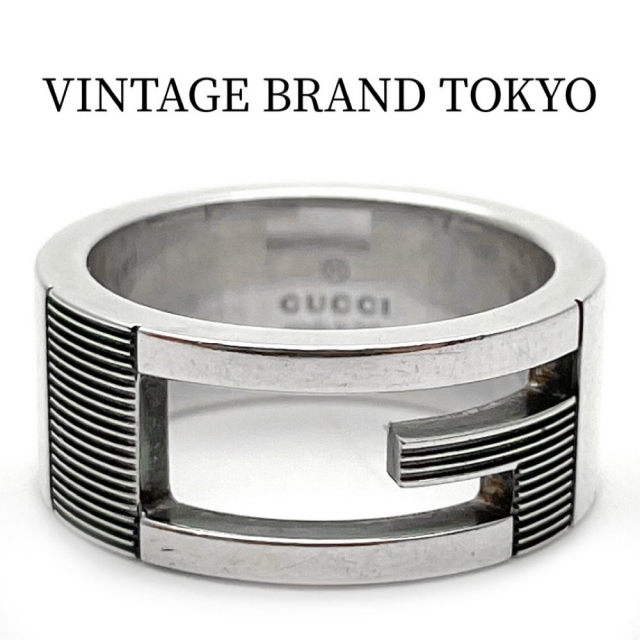 Gucci - GUCCI グッチ 指輪 リング ブランデッドレギュラー Gリング G