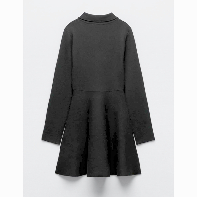 ZARA】ザラ M ニット スケーター ワンピース ミニ ワンピ えり ZARA】ザラ M ニット スケーター ワンピース ミニ ワンピ えり