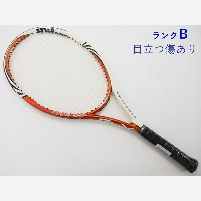 テニスラケット ウィルソン ツアー BLX 105 オレンジ×ホワイト 2011年モデル (G2)WILSON TOUR BLX 105 (ORANGE×WHITE) 2011