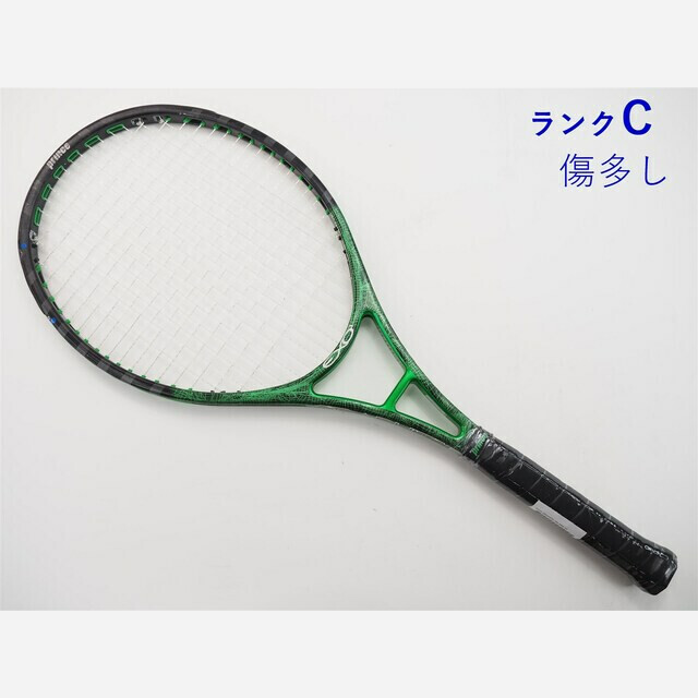 テニスラケット プリンス イーエックスオースリー グラファイト 100 2008年モデル【トップバンパー割れ有り】 (G2)PRINCE EXO3 GRAPHITE 100 2008