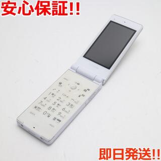 エヌイーシー(NEC)の美品 N-03D ホワイト (携帯電話本体)
