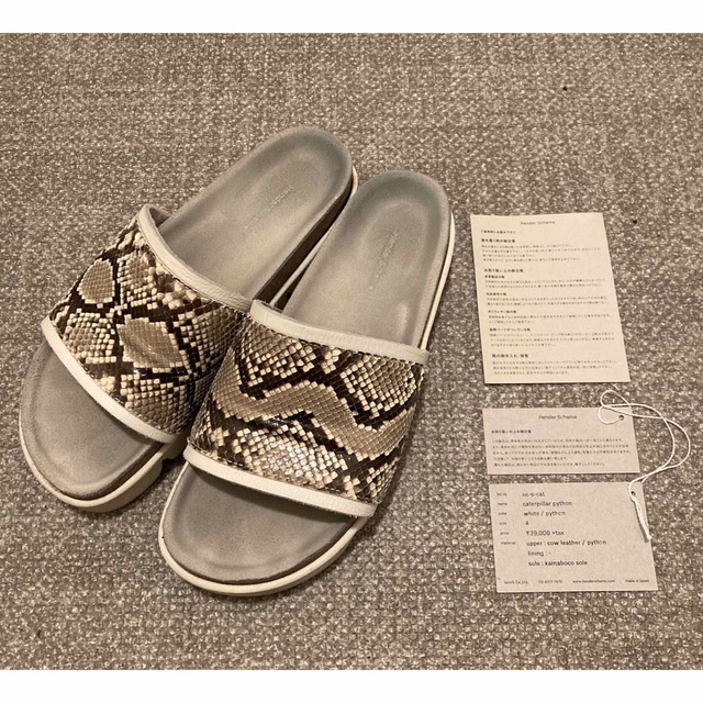 Hender scheme caterpillar python 美品 サイズ4 - サンダル