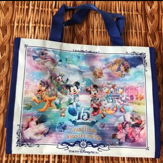 ディズニー(Disney)の【新品未使用】 ディズニーシー 15周年 ミニサイズ ショッピングバッグ お菓子(ショップ袋)