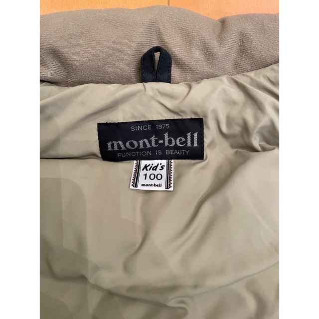 mont bell(モンベル)のモンベル　mont-bell キッズ　ダウンベスト　100サイズ キッズ/ベビー/マタニティのキッズ服男の子用(90cm~)(ジャケット/上着)の商品写真