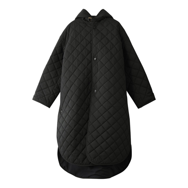 THE RERACS 21FW キルティングロングコート 黒 36