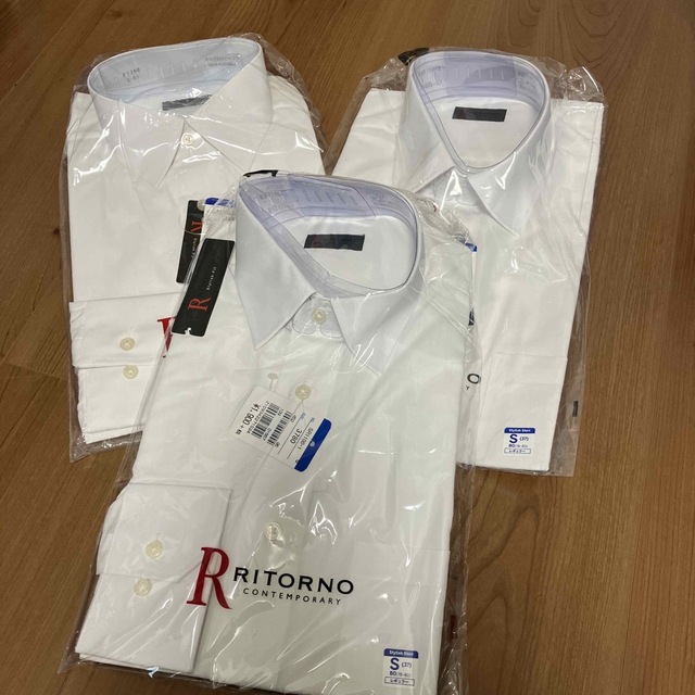 青山(アオヤマ)の洋服の青山　リトルノ　RITORNO Yシャツ　3枚セット　形状記憶　通学用 メンズのトップス(シャツ)の商品写真