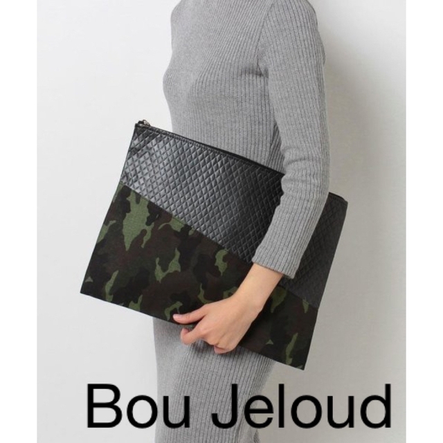 Bou Jeloud(ブージュルード)のBou Jeloud ブージュルード 迷彩配色バッグ クラッチバッグ レディースのバッグ(クラッチバッグ)の商品写真