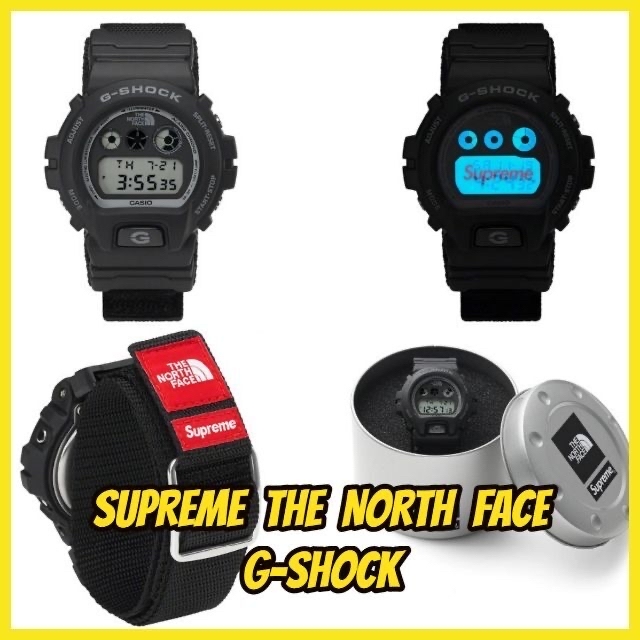 Sup The North Face G-SHOCK Watch "Black"